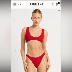 bond-eye Red Bikini Set